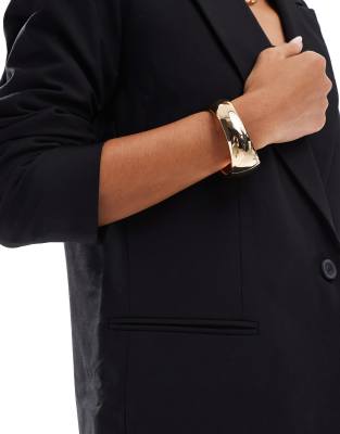 Asos Design Tailored Relaxed Blazer In Black
