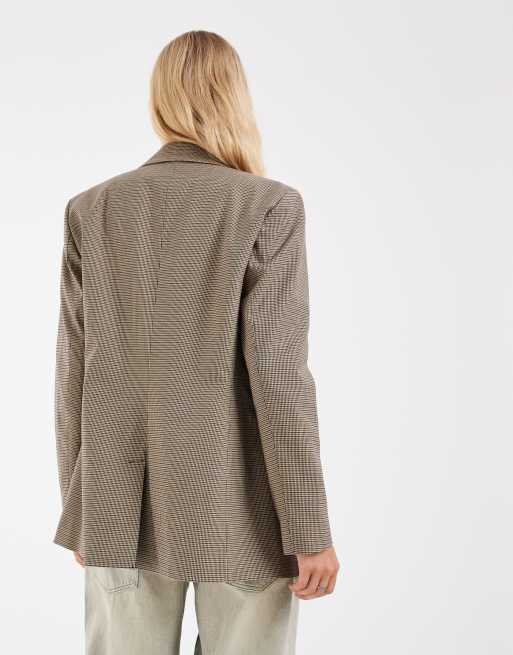 ASOS DESIGN tailored relaxed blazer in check, 4 of 4
