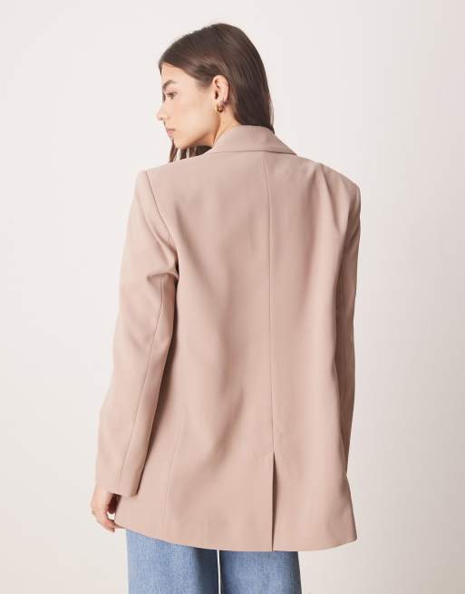 ASOS DESIGN tailored relaxed blazer in mocha