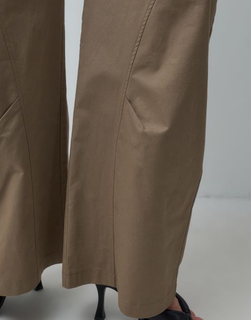 ASOS DESIGN tailored seam detail barrel pant, 5 of 5