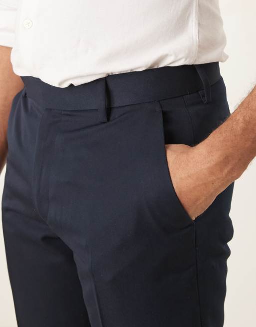 ASOS DESIGN tailored slim fit pants in navy, 5 of 5