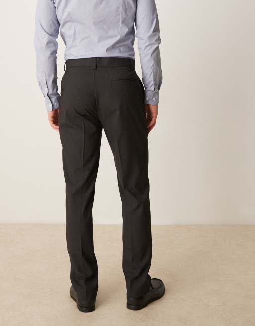 ASOS DESIGN tailored slim pants in black, 2 of 5