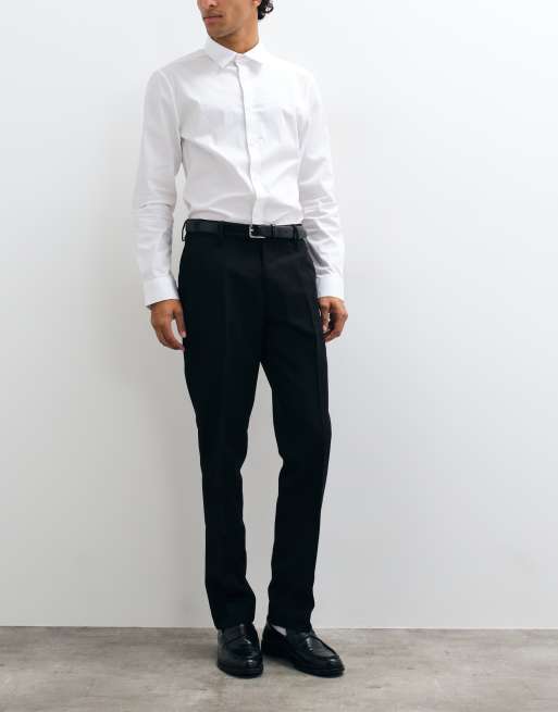 ASOS DESIGN tailored slim pants in black, 2 of 5