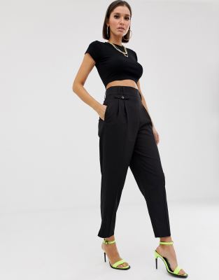 ASOS DESIGN tailored smart high waist 