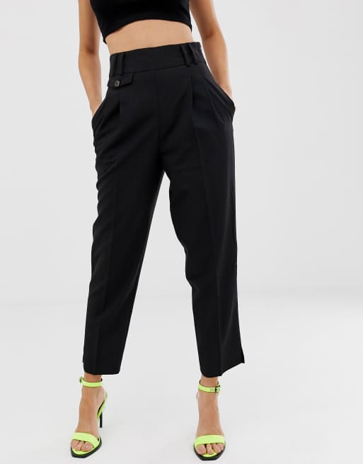 ASOS DESIGN tailored smart high waist balloon pants, 4 of 4