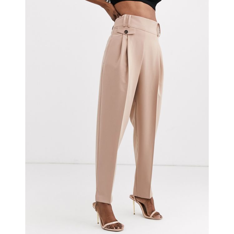 ASOS DESIGN tailored smart high waist balloon pants