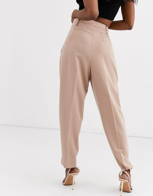 ASOS DESIGN tailored smart high waist balloon trousers