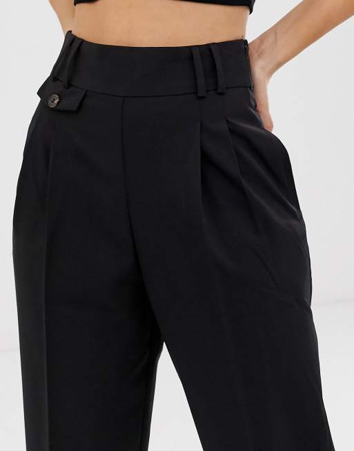 ASOS DESIGN high waist balloon tapered pants - Chicagoings