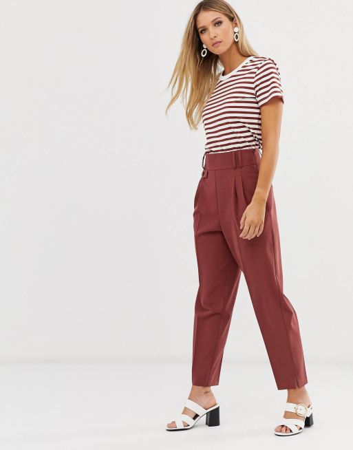 ASOS DESIGN tailored smart high waist balloon trousers
