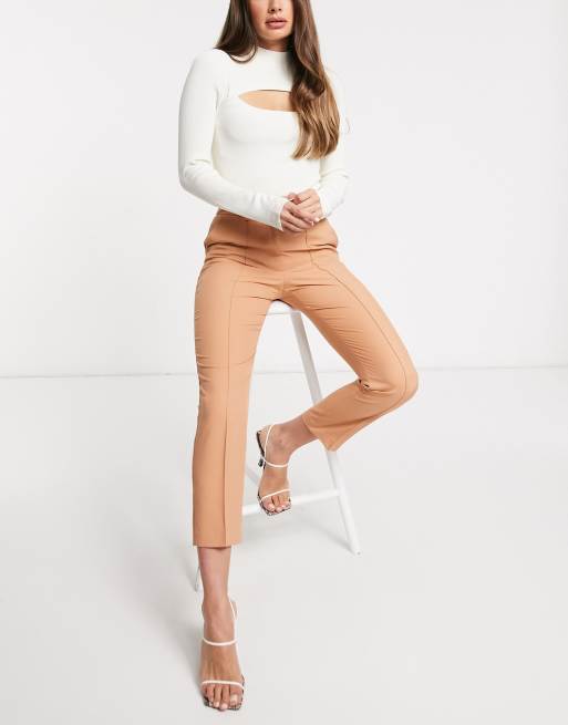smart cigarette trousers ASOS DESIGN tailored smart mix & match cigarette suit trousers