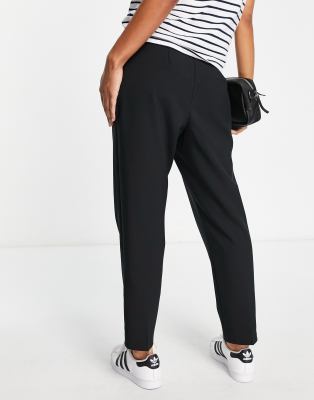 Black sales tapered slacks