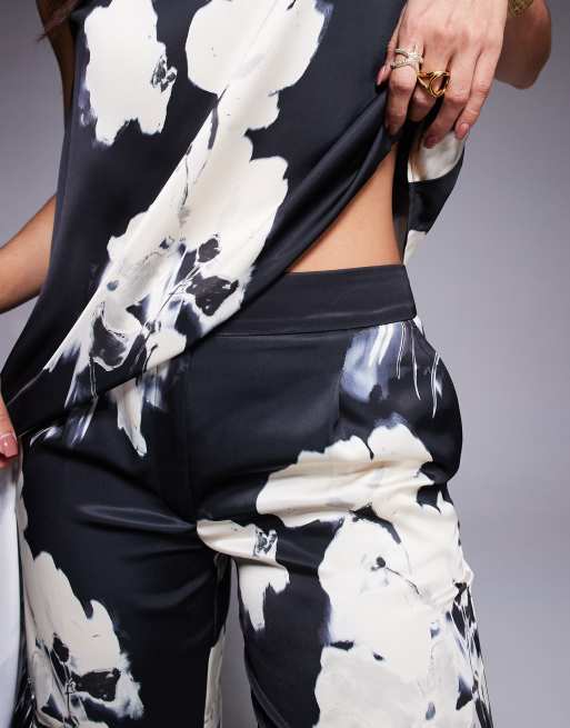 ASOS DESIGN tailored straight leg cargo pants in floral print - part of a set, 5 of 5
