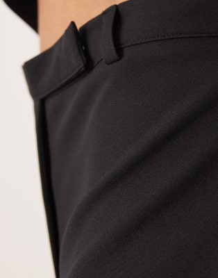 Asos Design Tailored Straight Leg Pants In Black