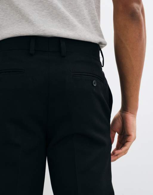 ASOS DESIGN tailored straight leg pants in black, 4 of 5