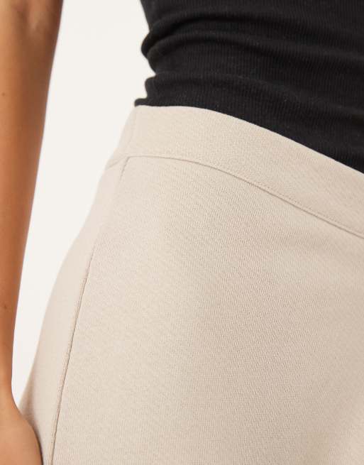 ASOS DESIGN tailored sweatpants with button detail in stone - part of a set, 5 of 5