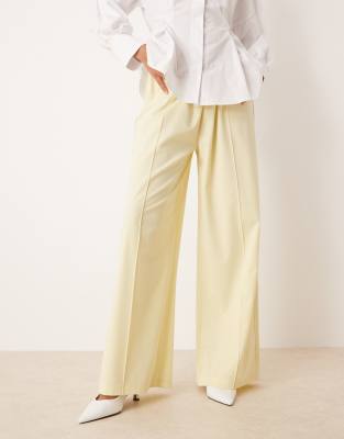 Asos Design Tailored Sweatpants With Tipping Side Seams In White