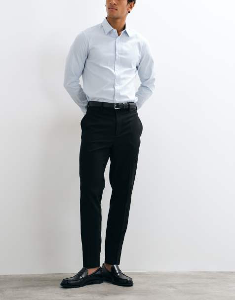 ASOS DESIGN tailored tapered pants in black - view 1