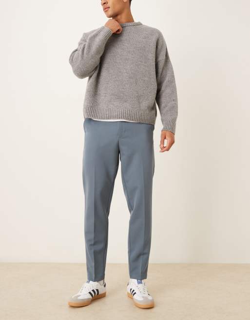 ASOS DESIGN tailored tapered trouser in blue, 2 of 5