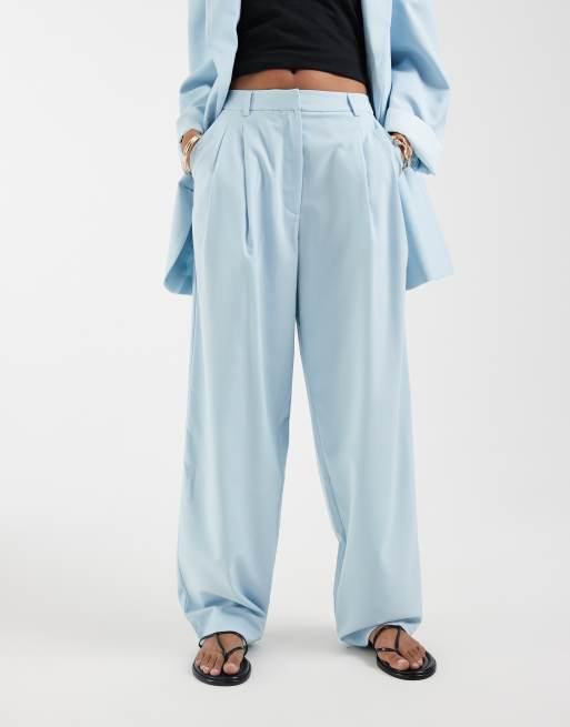 ASOS DESIGN tailored tapered trouser in blue, 2 of 5