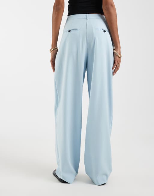 ASOS DESIGN tailored tapered trouser in blue, 3 of 5