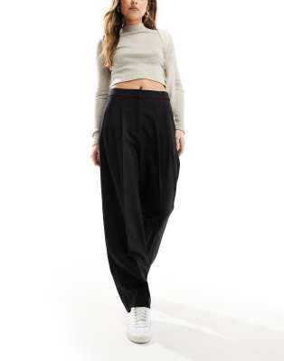 ASOS DESIGN ASOS DESIGN tailored tapered trousers in black