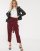 ASOS DESIGN tailored tie waist tapered ankle grazer pants