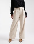 [ASOS DESIGN] ASOS DESIGN tailored wide leg pants in ivory-White 14 Ivory