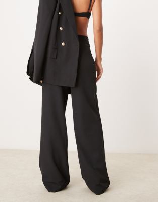 ★★ ★★ gold button straight pants T22E7WPC07 Zara | Pants & Jumpsuits | Zara Wide Leg Cropped Gold Button