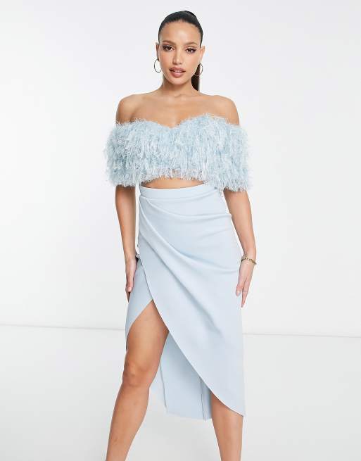 Asos hellblaues kleid hot sale
