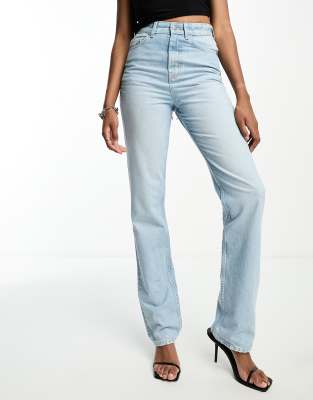 ASOS DESIGN Tall 90s straight jean in light blue