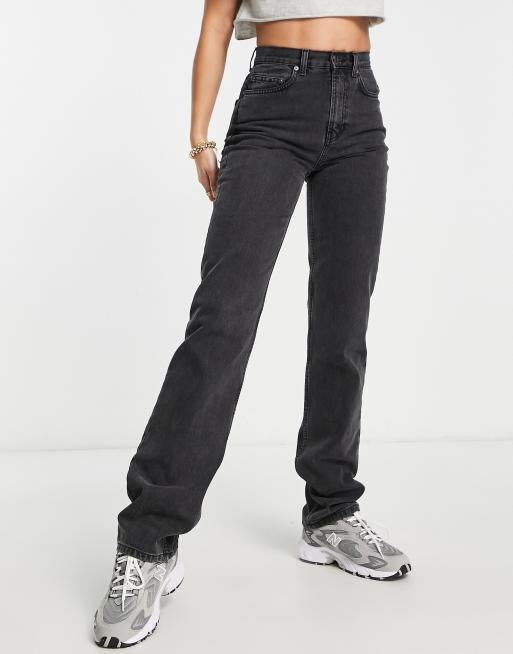 ASOS DESIGN Tall 90's straight jean in washed black