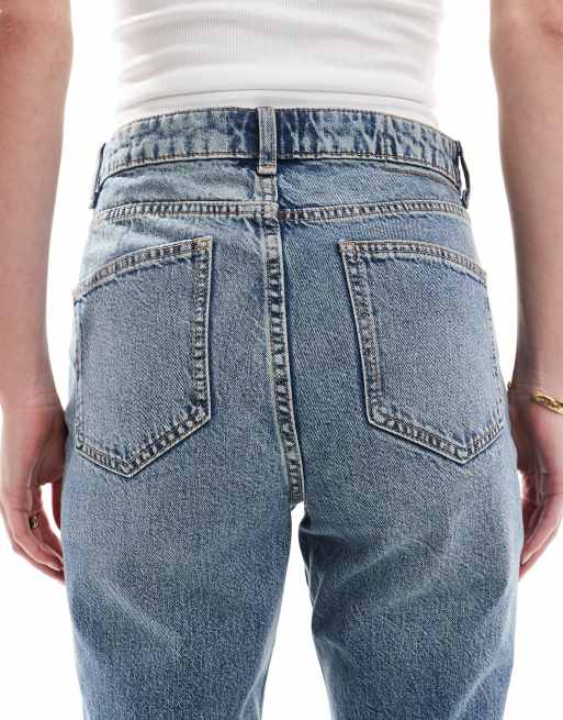 ASOS DESIGN Tall 90s straight jeans in vintage wash , 4 of 5