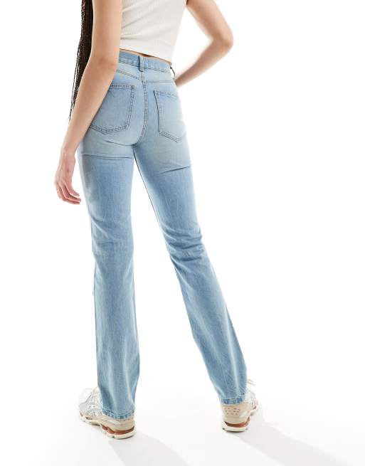 ASOS DESIGN Tall 90s straight leg jeans in vintage light wash