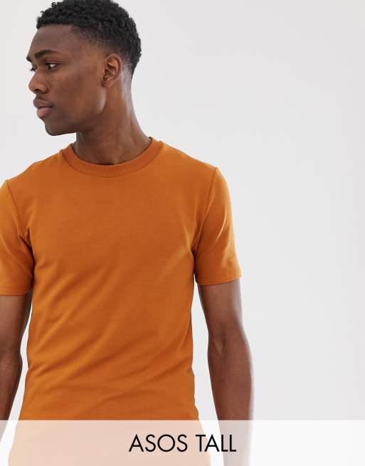 ASOS DESIGN Tall Aansluitend T shirt met korte mouwen van extra