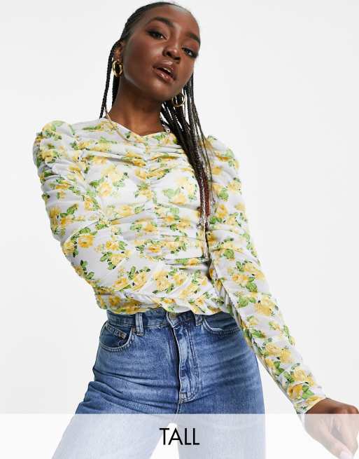 Asos store yellow blouse