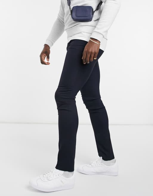 ASOS DESIGN Tall – Anzughose mit engem Schnitt in Marineblau, 4 von 4