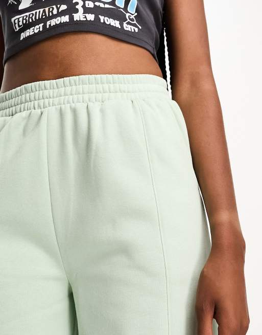 ASOS DESIGN Tall – Aquafärgade mjukisbyxor med raka ben, 3 av 4