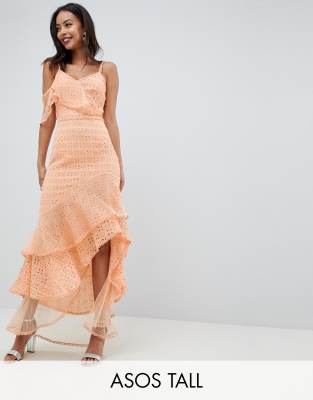 asos broderie maxi dress