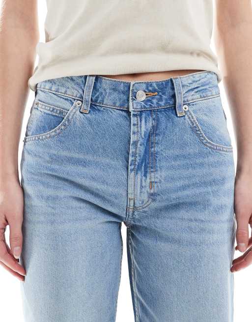 ASOS DESIGN Tall baggy wide leg jeans in lightwash