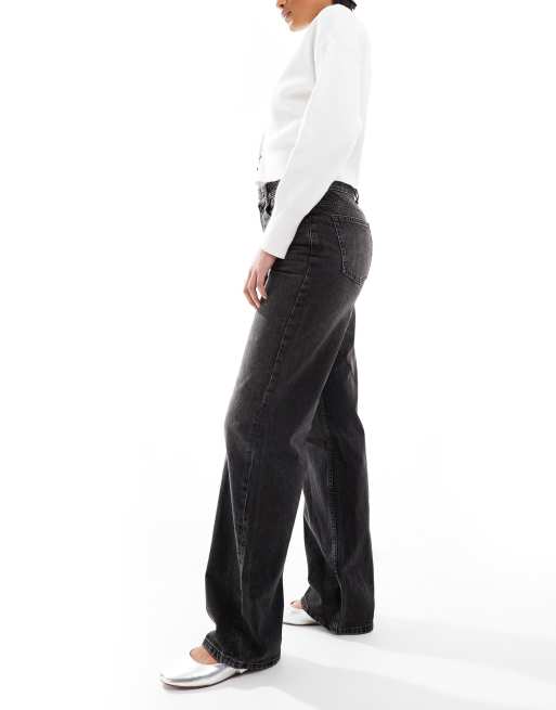 ASOS DESIGN Tall - Baggy jeans met lage taille in zwarte wassing , 2 van 5