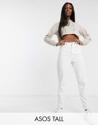 cream boyfriend jeans