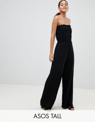 asos tall black jumpsuit