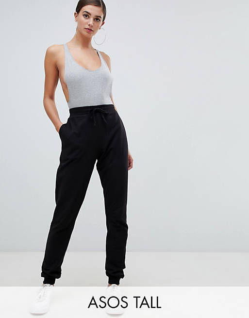 ASOS DESIGN Tall basic joggers with tie