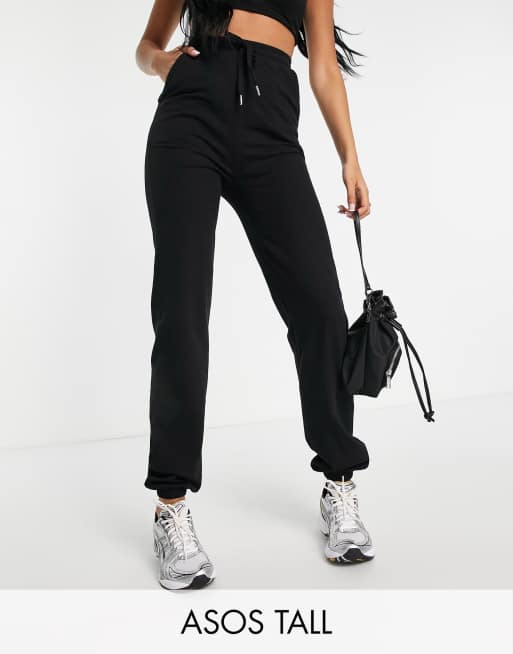 ASOS DESIGN Tall basic slim jogger in black