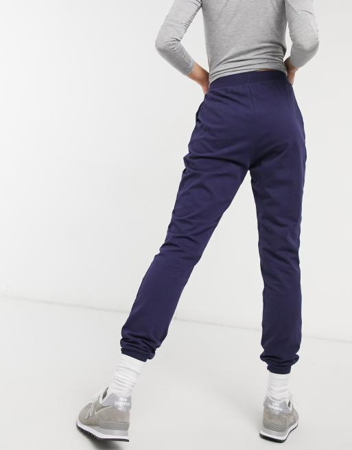 ASOS DESIGN Tall basic slim jogger in navy