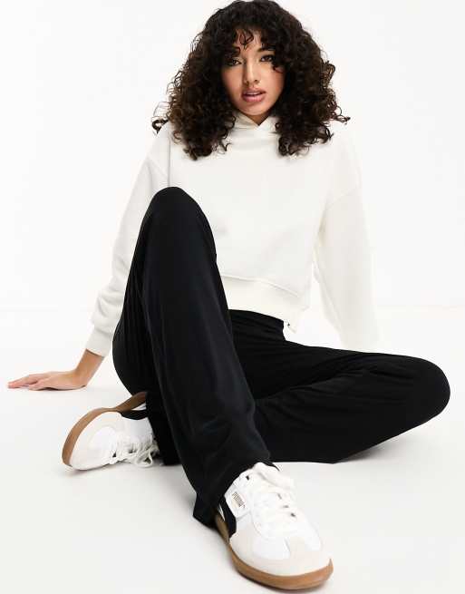ASOS DESIGN Tall – Basic – Svarta jerseybyxor med vida ben, 4 av 5