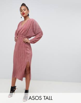 asos plisse dress
