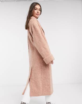 asos coat pink