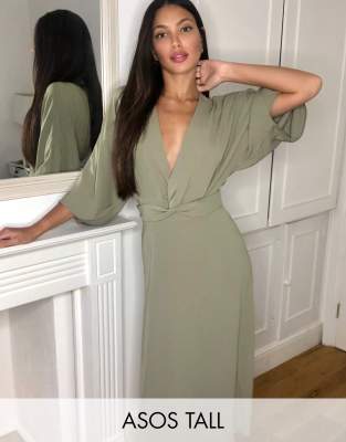 khaki skater dress