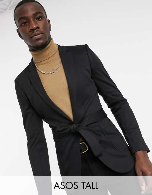 Asos men's hot sale black blazer